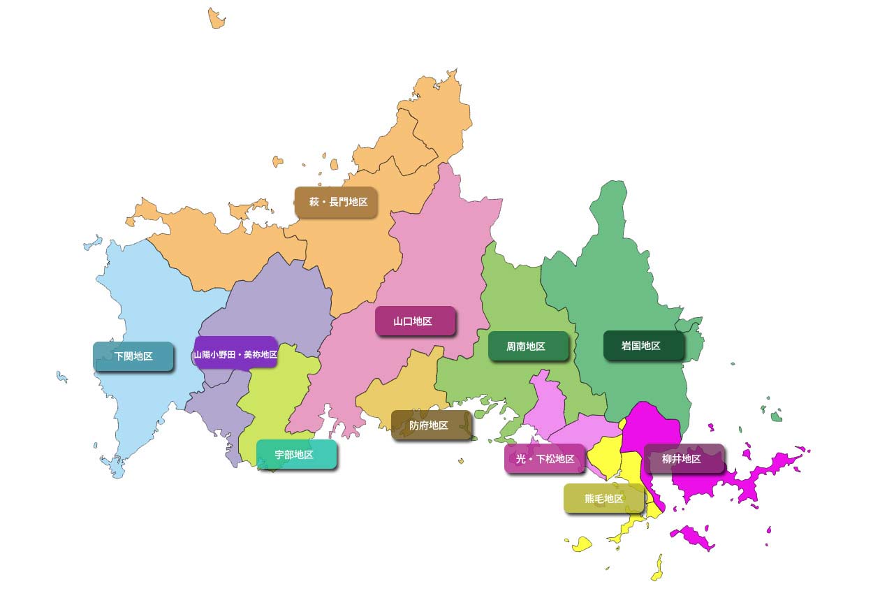 山口県幼稚園協会地区別