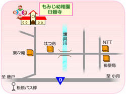 認定こども園　もみじ幼稚園　アクセス