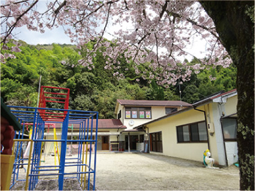 認定こども園　藤河幼稚園　園舎全景